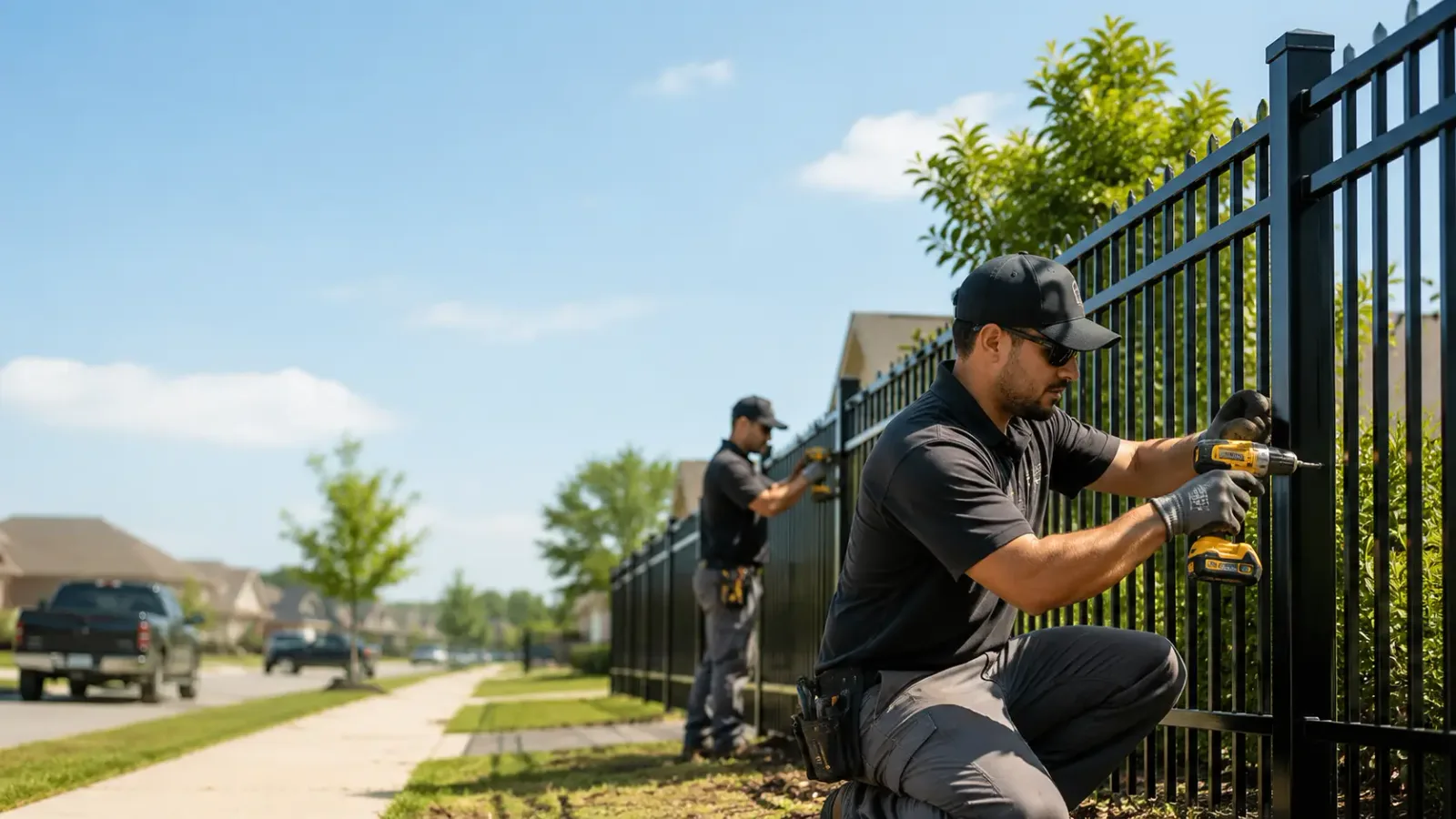 Metal Fence Installation in Greenville, RI